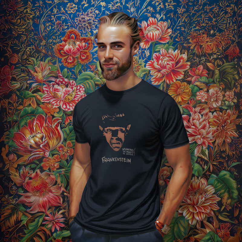 Vintage Frankenstein Movie Poster T-Shirt • Retro Classic Horror Tee • Monster Film Fan Gift