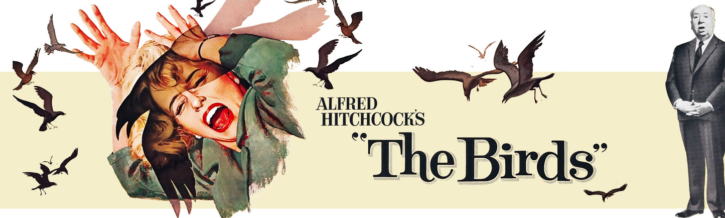 The Birds Enamel Mug • Alfred Hitchcock Vintage Horror Movie Mug • Retro Film Poster Coffee Cup • Classic Cinema Gift