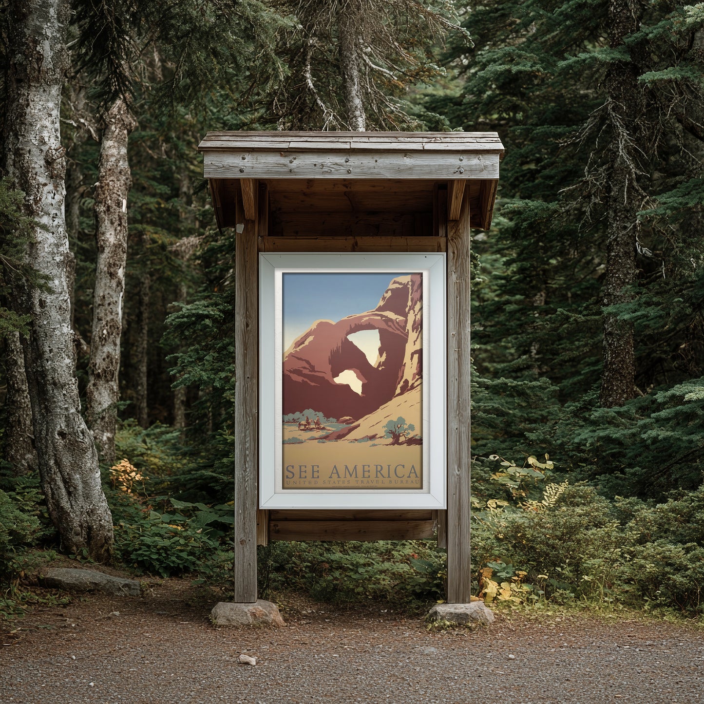 See America – United States Travel Bureau WPA Poster