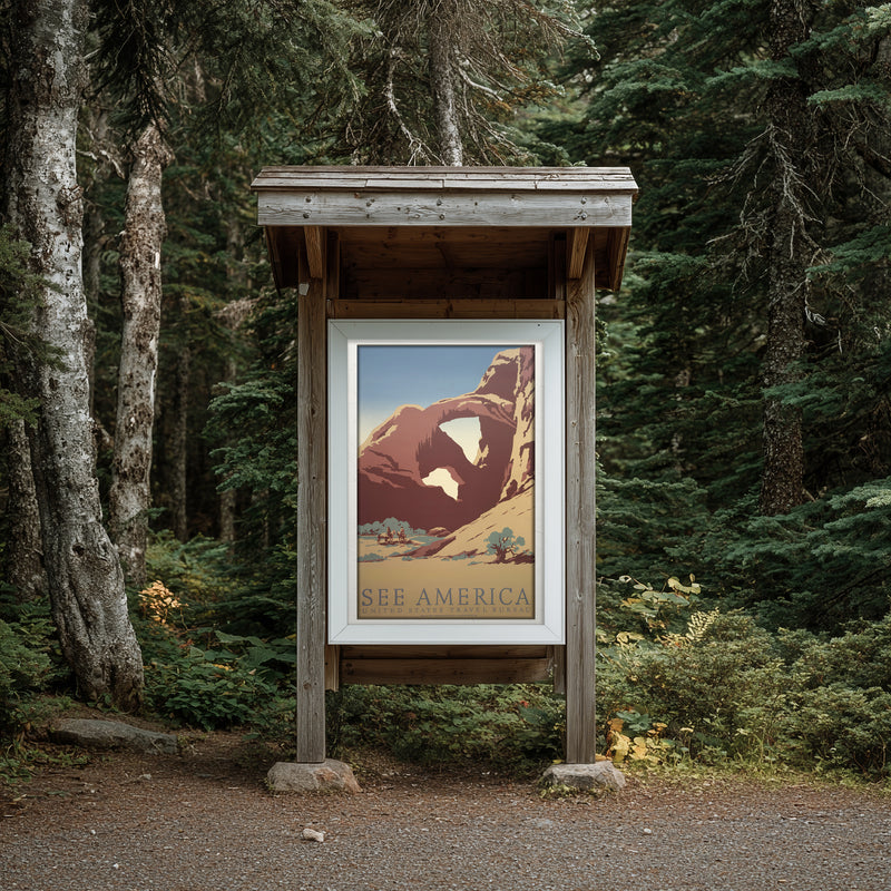 See America – United States Travel Bureau WPA Poster