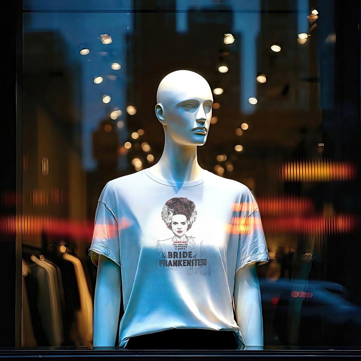 Bride of Frankenstein T-Shirt • Vintage Horror Movie Poster Tee • Classic Universal Monster Shirt • Retro Gothic Film Art Gift