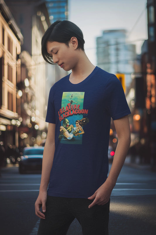 Creature from the Black Lagoon Movie shirt • Vintage 1950s Horror Wall Art • Classic Monster Film Print Unisex t-shirt