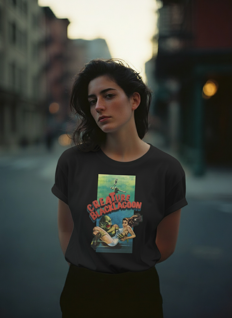 Creature from the Black Lagoon Movie shirt • Vintage 1950s Horror Wall Art • Classic Monster Film Print Unisex t-shirt