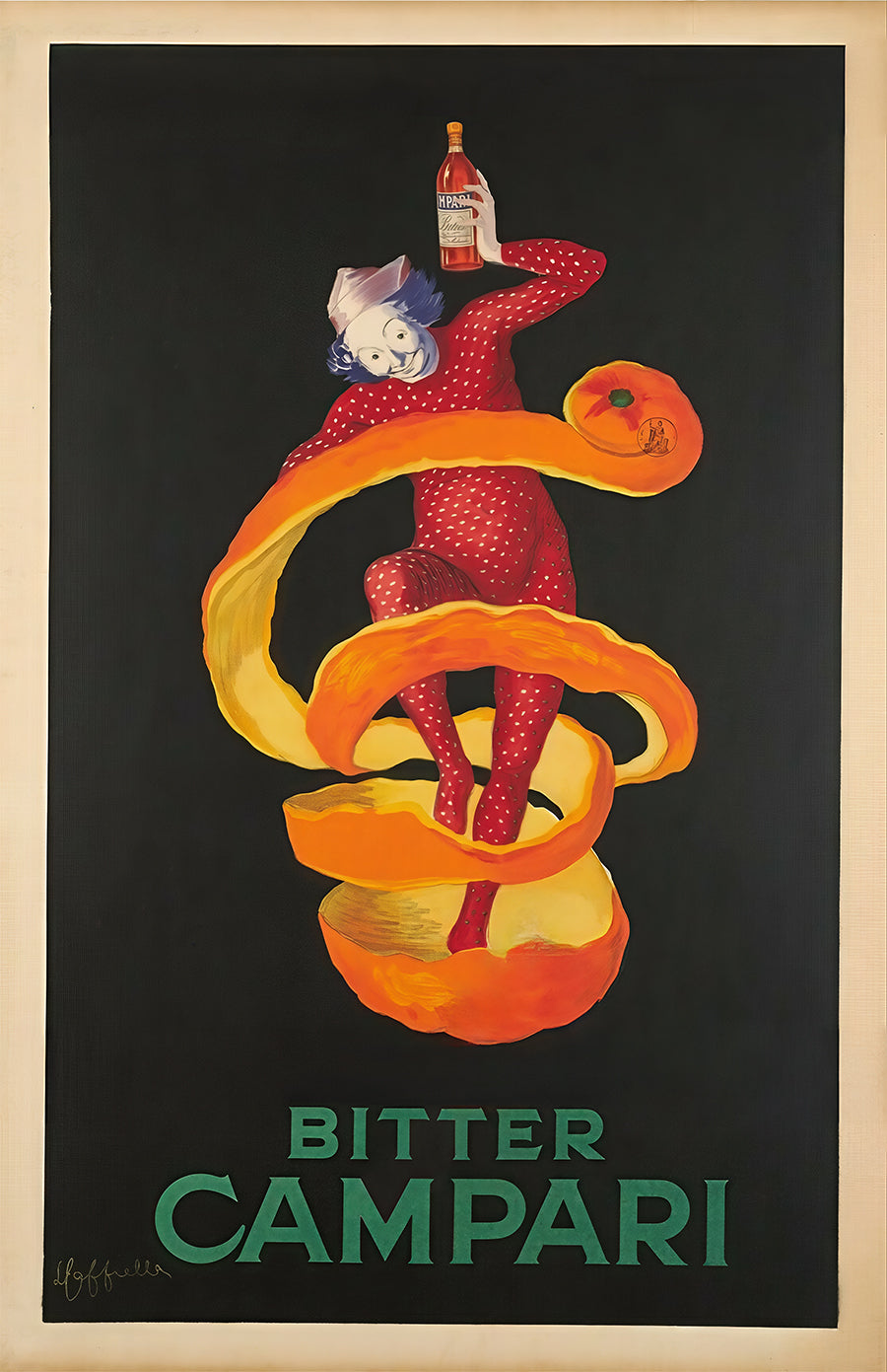 Bitter Campari Vintage Poster – Iconic Italian Aperitivo Advertising Art Print