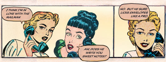 Retro Comic Phone Call Wrapping Paper – Vintage Pop Art Gift Wrap for Birthdays, Holidays & Fun Gifts