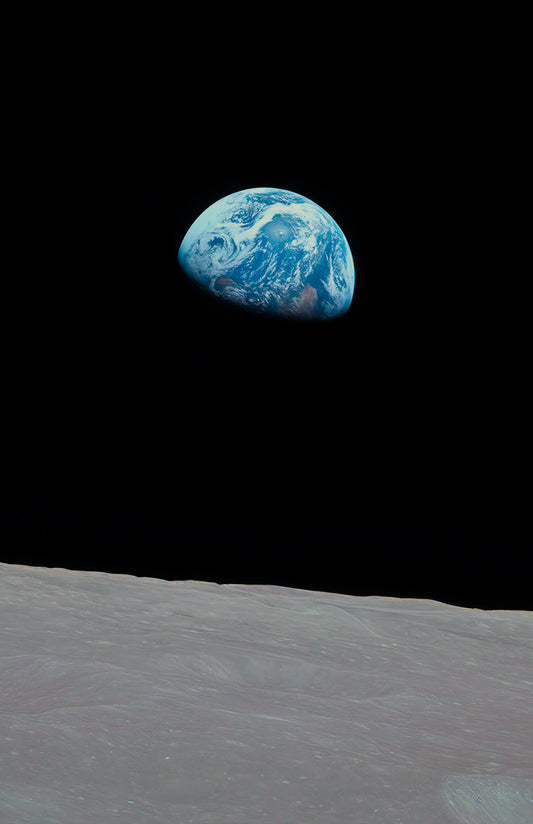 Earthrise NASA Poster • Iconic Apollo Lunar Photography • Space & Astronomy Wall Art
