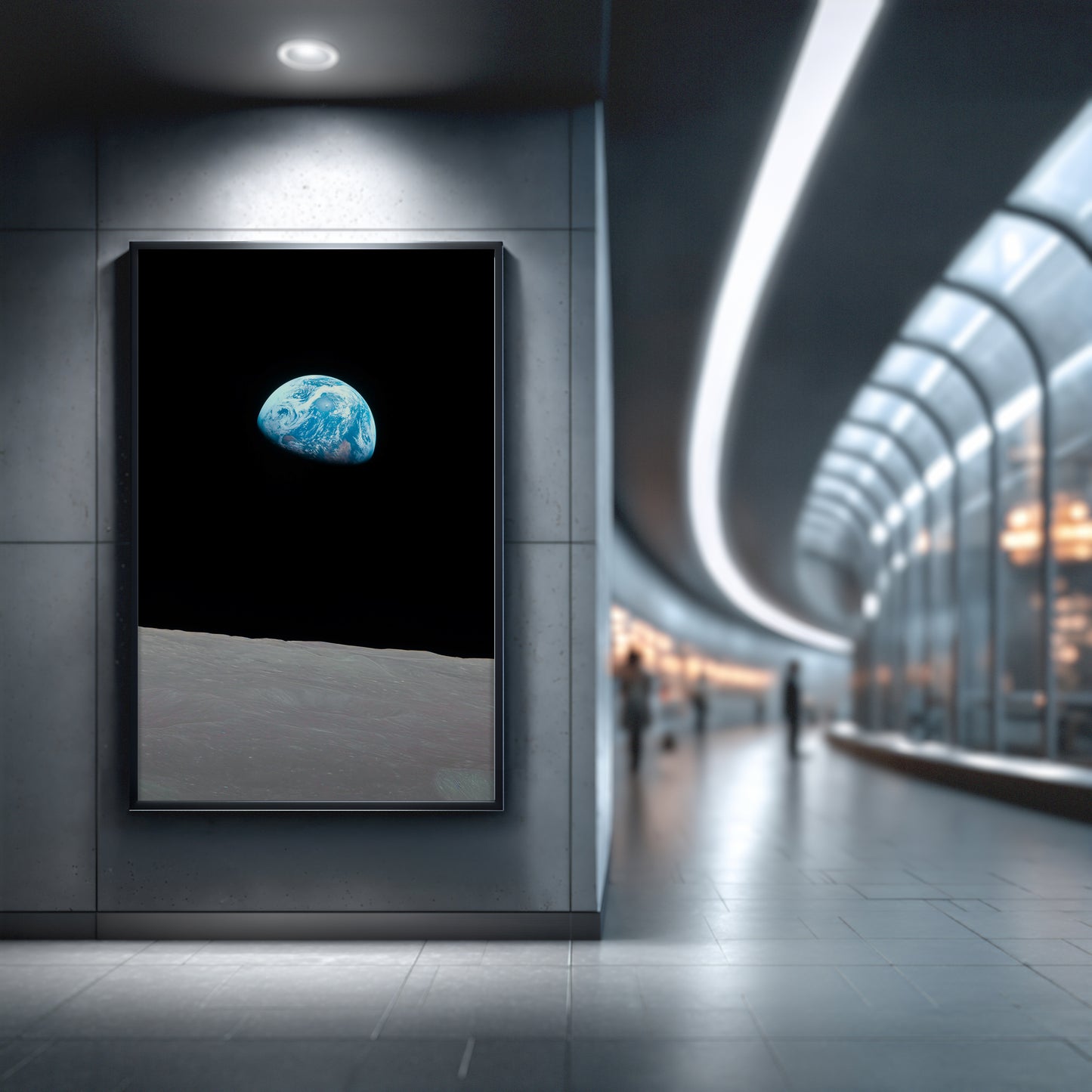 Earthrise NASA Poster • Iconic Apollo Lunar Photography • Space & Astronomy Wall Art