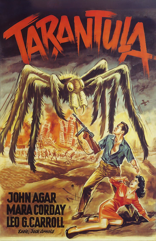 Tarantula 1955 Vintage Horror Movie Poster • Giant Spider Creature Feature Print • Retro Sci-Fi Wall Art