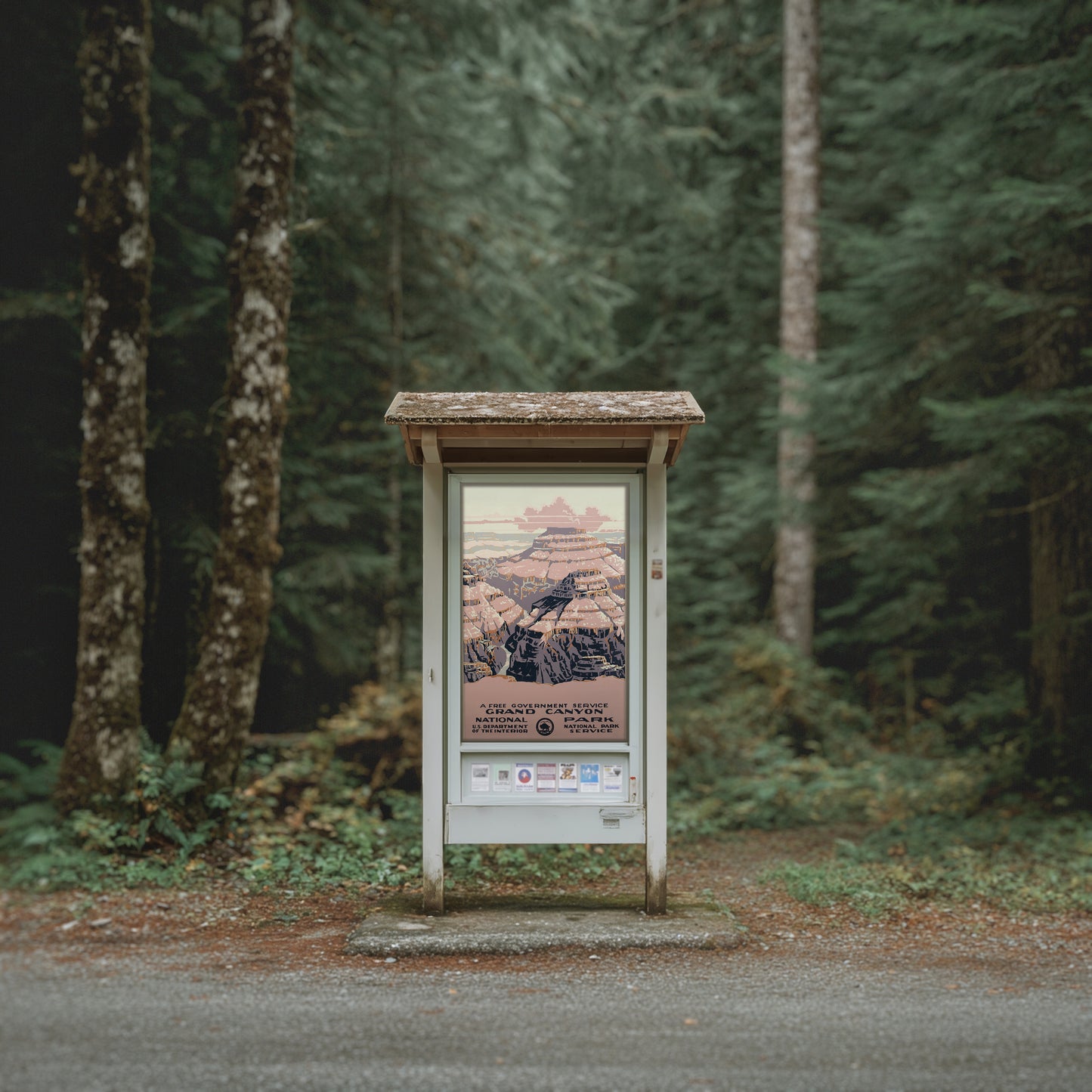 Grand Canyon WPA Poster • Vintage National Park Art Print • Retro Travel Illustration