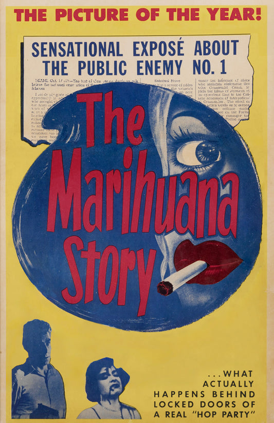 “The Marihuana Story” Vintage Exploitation Poster – Retro 11×17 Reefer Madness–Era Print