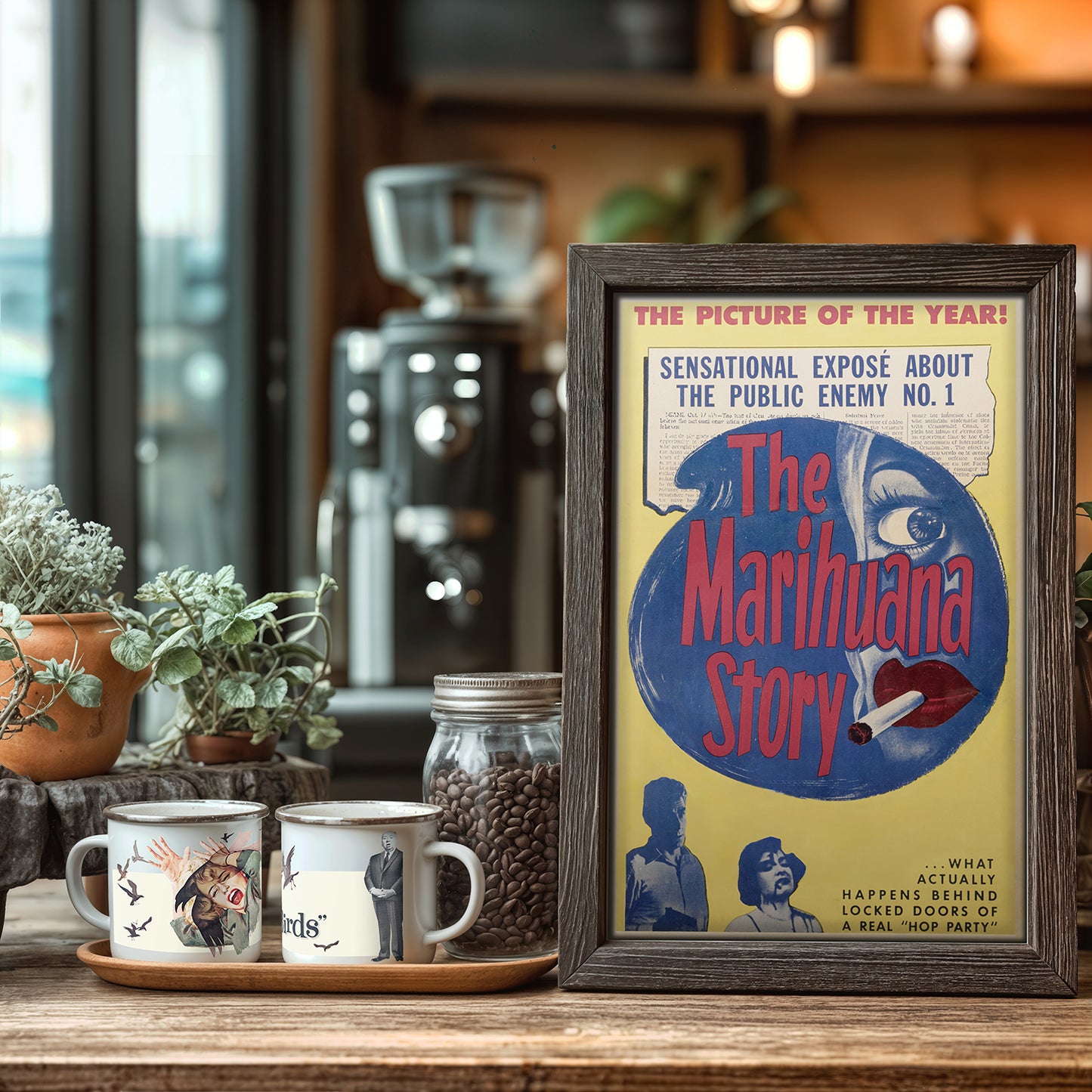 “The Marihuana Story” Vintage Exploitation Poster – Retro 11×17 Reefer Madness–Era Print