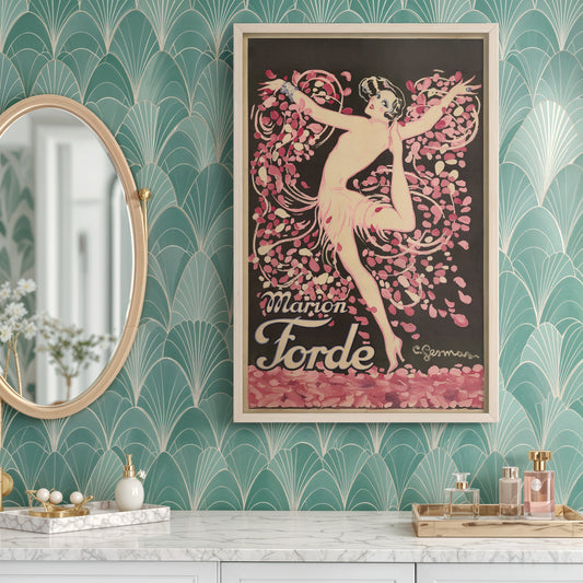 Marion Forde Vintage Art Deco Dancer Poster – 11×17 Reproduction Print