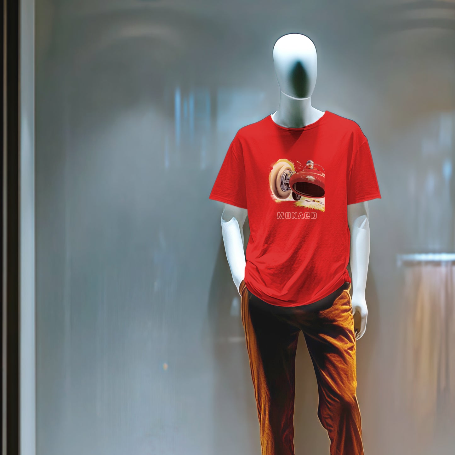 Monaco Grand Prix 1955 T-Shirt • Vintage Racing Graphic Tee • Retro Motorsport Style
