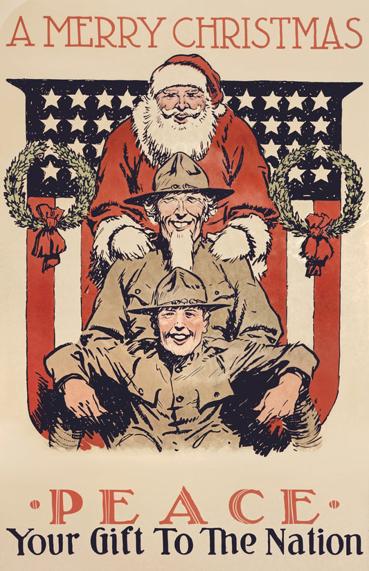 Peace — Your Gift to the Nation (Vintage Christmas Poster)
