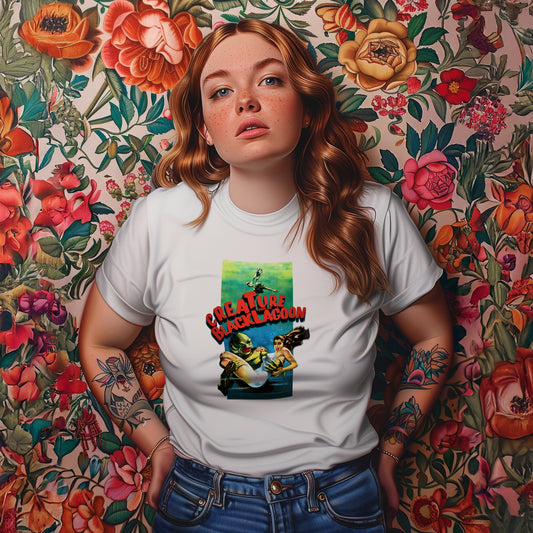 Creature from the Black Lagoon Movie shirt • Vintage 1950s Horror Wall Art • Classic Monster Film Print Unisex t-shirt