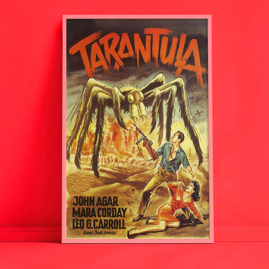 Tarantula 1955 Vintage Horror Movie Poster • Giant Spider Creature Feature Print • Retro Sci-Fi Wall Art