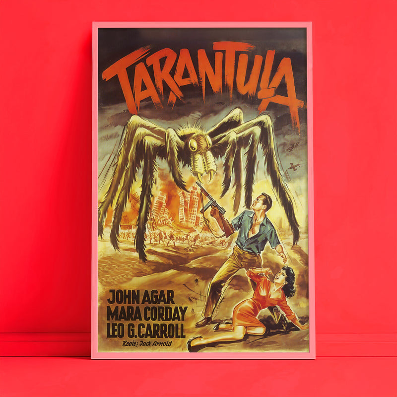 Tarantula 1955 Vintage Horror Movie Poster • Giant Spider Creature Feature Print • Retro Sci-Fi Wall Art