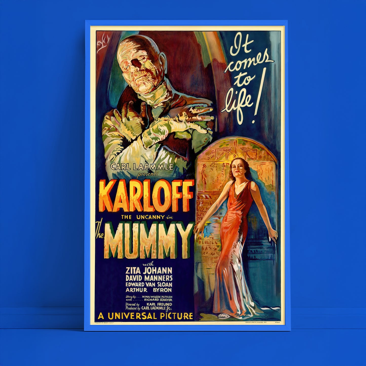 The Mummy 1932 Movie Poster Print • Vintage Horror Wall Art • Classic Monster Film Decor