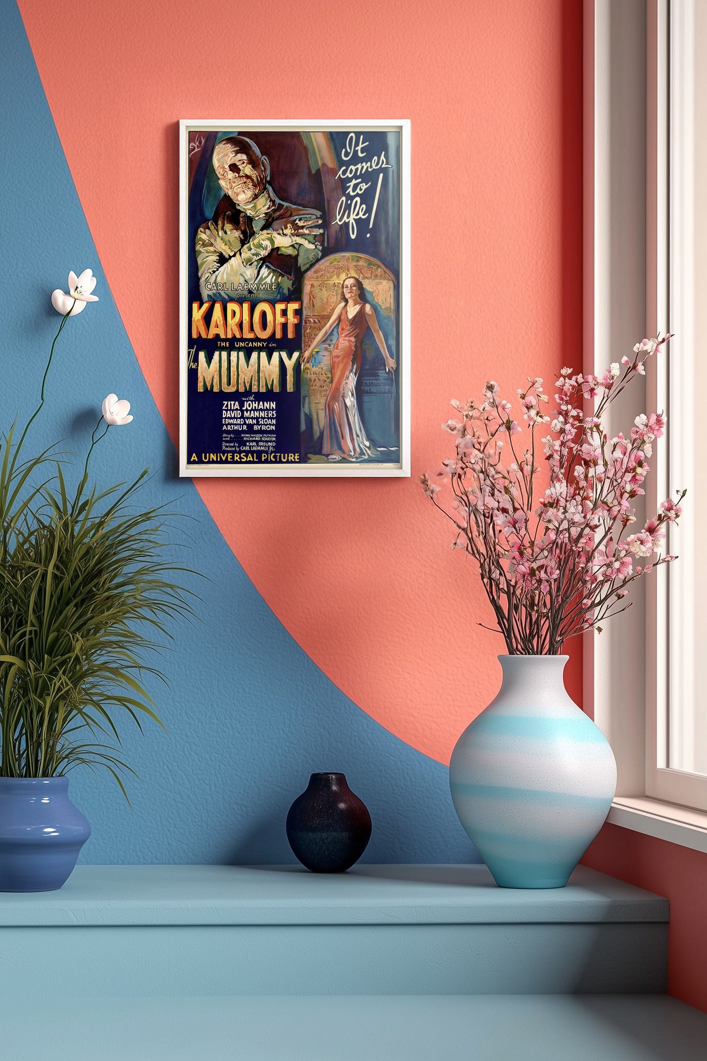 The Mummy 1932 Movie Poster Print • Vintage Horror Wall Art • Classic Monster Film Decor