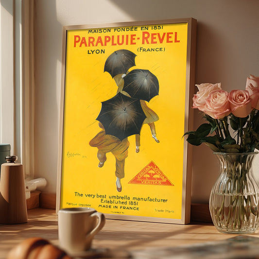 Parapluie-Revel Umbrella Poster – 1922 Vintage French Advertising Art Print