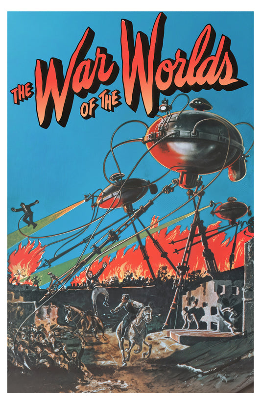 The War of the Worlds Vintage Sci-Fi Poster – Retro Alien Invasion Art Print