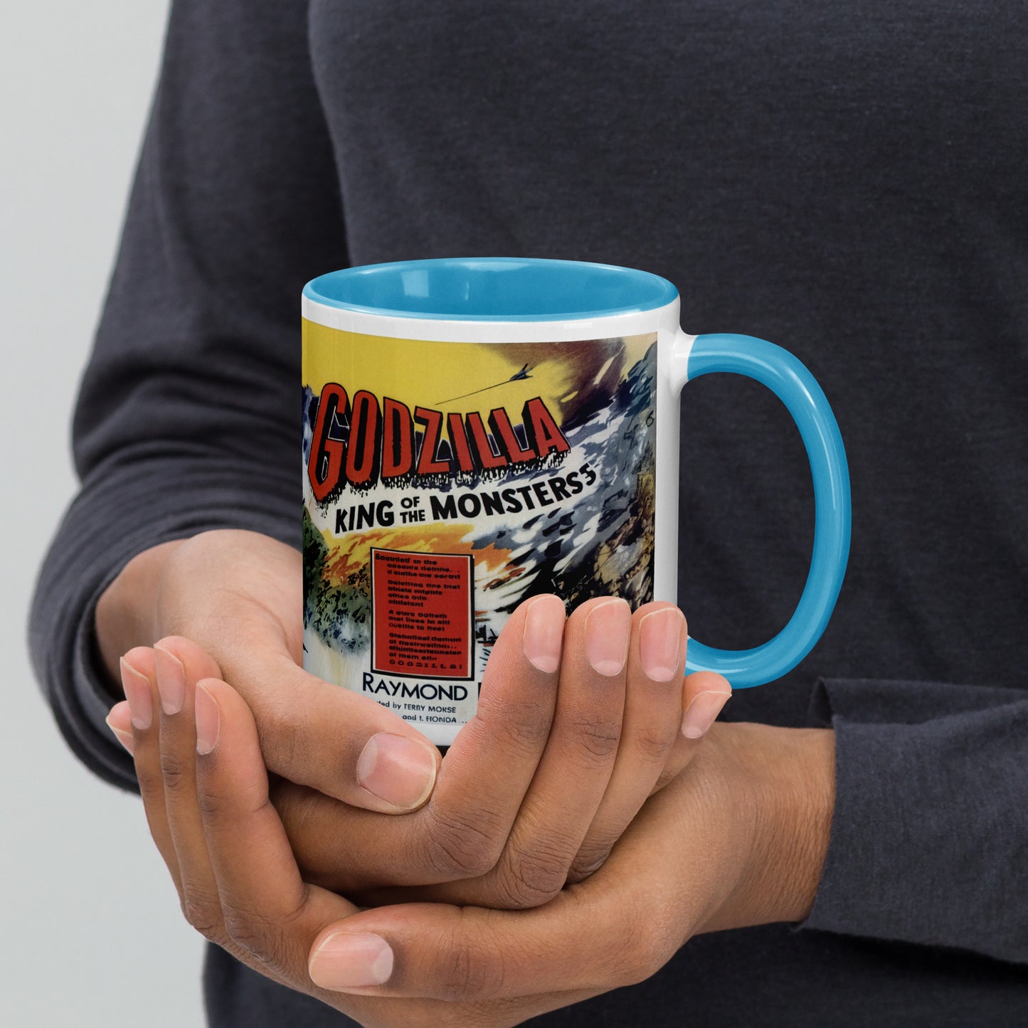 Godzilla Ceramic Mug – King of the Monsters Vintage Movie Art Coffee Cup 11oz