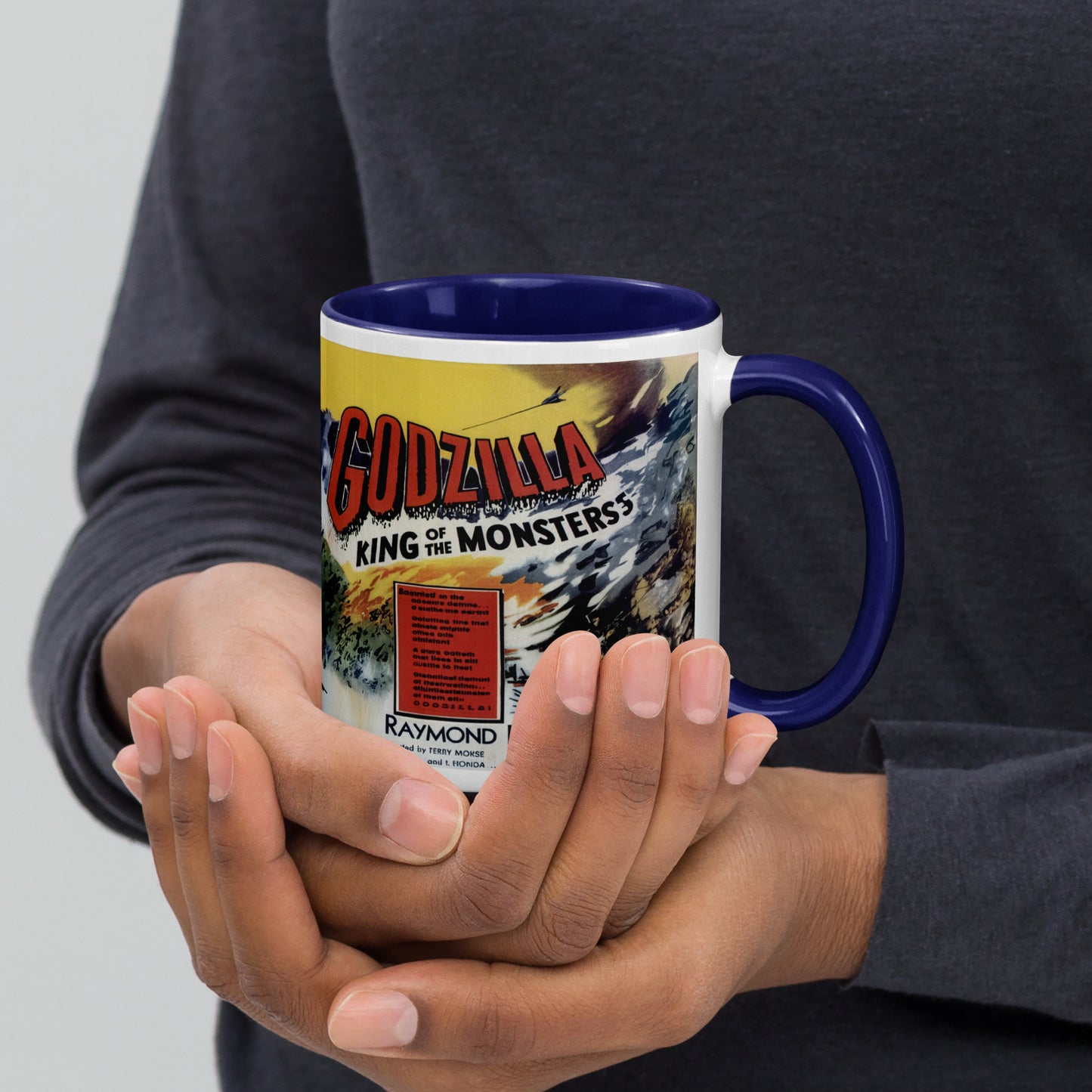 Godzilla Ceramic Mug – King of the Monsters Vintage Movie Art Coffee Cup 11oz