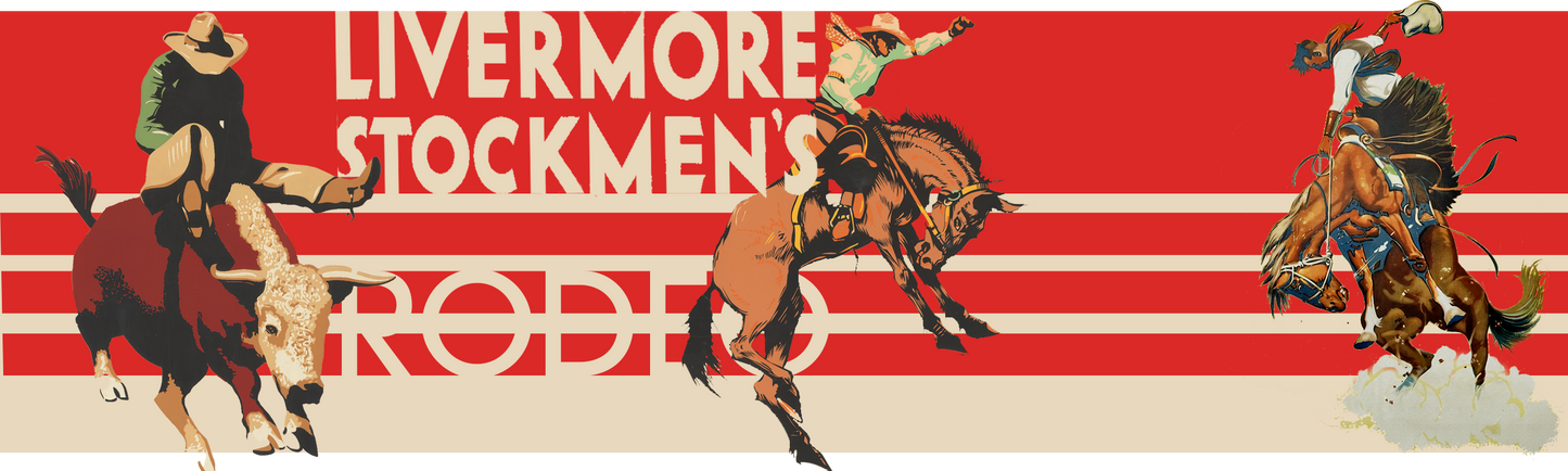 Livermore Stockmen’s Rodeo Enamel Mug • Vintage Western Cowboy Coffee Cup • Rodeo Art Gift • Rustic Americana Drinkware